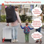 J.L. Childress Padded Backpack Car Seat Bag - Travel Bag for Airplane, Fits Most... - Image 3