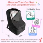 J.L. Childress Padded Backpack Car Seat Bag - Travel Bag for Airplane, Fits Most... - Image 5