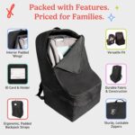 J.L. Childress Padded Backpack Car Seat Bag - Travel Bag for Airplane, Fits Most... - Image 6