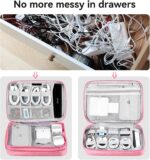 DDgro Electronic Cable Organizer Bag, Large Travel Cord Storage Case for Charger... - Image 5