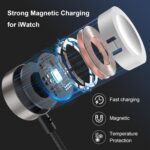 Travel Essentials 2Pack 2/6FT Multi Fast Charging Cable for Apple Watch Charger/... - Image 5