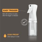 2 Pack Continuous Spray Bottles - Ultra Fine Mist Sprayer | Water Spray Bottle F... - Image 3