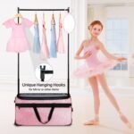 Dance Bag with Garment Rack, OMIDEL 29" Rolling Dance Competition Duffle Bag wit... - Image 3