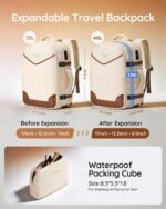 Taygeer 35L Travel Backpack Carry On with Lock, TSA Flight Approved Carry on Bac... - Image 4