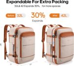 Bagsure Travel Backpack Carry On Backpack 42L Flight Approved, Expandable Laptop... - Image 3