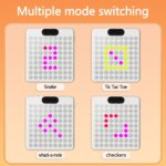 Kids Travel Games Set - 14-in-1 Classic Board Games with 5-in-a-Row & Tic-Tac-To... - Image 8