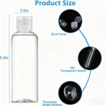 14 Pack Travel Bottles for Toiletries - TSA Approved Leak-Proof Squeezable Conta... - Image 4