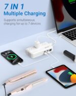 BESTEK Universal Travel Adapter 100-220V to 110V Voltage Converter 250W with 6A ... - Image 5