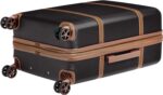 Amazon Basics 26-inch Hardside Checked Luggage With Leather Detailing, Expandabl... - Image 3