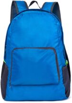 2 Piece Foldable Backpack Travel Bag, for Hiking, Camping, Large Capacity Rucksa... - Image 2