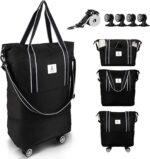 Arxus Rolling Duffle Bag with Detachable Wheels and Adjustable Shoulder Strap, L... - Image 2