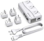 BESTEK Universal Travel Adapter 100-220V to 110V Voltage Converter 250W with 6A ... - Image 2