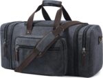 Canvas Expandable Duffle Bag for Men Traveling, Luggage Travel Bag Weekender Ove... - Image 2