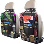 Car Backseat Organizer with 10" Table Holder, 9 Storage Pockets Seat Back Protec... - Image 2