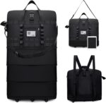 Foldable Suitcase, Luggage Bag with Swivel Wheels, Large-Capacity Expandable Tra... - Image 2