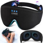LC-dolida Sleep Headphones, 3D Sleep Mask Bluetooth Wireless Music Eye Mask, Sle... - Image 2