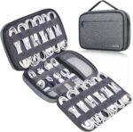 Lacdo Cord Organizer Travel, Cable Organizer Bag Case, Portable Electronics Orga... - Image 2