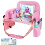 MENZOKE Kids Travel Tray for Toddler Car Seat, Road Trip Activities for Kids wit... - Image 2