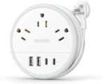NTONPOWER Travel Power Strip, Travel Essentials, Cruise Essentials 3 Outlets 4 U... - Image 2