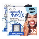 Olay Face Wash, Hyaluronic Acid Cleansing Melts, Fragrance-Free, Daily Use Gentl... - Image 2