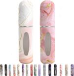 Perfume Travel Refillable Bottle– Portable Mini Sprayer,Empty Perfume Bottles wi... - Image 2