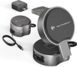 Qi2 Magnetic Wireless Charger Stand Station, Portable Travel Charging Station, 1... - Image 2