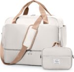 Travel Duffel Bags for Women, Carry-on Overnight Weekender Bag with Wet Pocket &... - Image 2