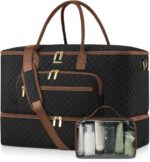 Travel Duffle Bag, Wide Open Large Weekender Bag for Women with Shoe Compartment... - Image 2