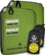 Whispering Winds Inflatable Seat Cushion - Comfortable Blow-up Foam Pad for Airp... - Image 2