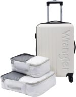 Wrangler Carry-On Luggage Set, Beige - Image 2