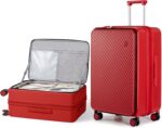 mixi 24 Inch Large Expandable Checked Luggage PC Hard Shell Suitcase Top Opening... - Image 2